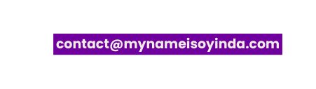 contact mynameisoyinda com